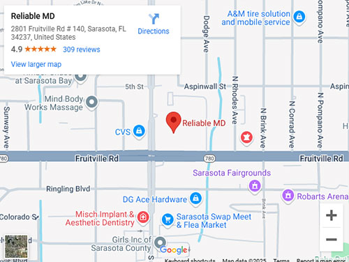 Welcome to the Reliable MD in Sarasota, FL